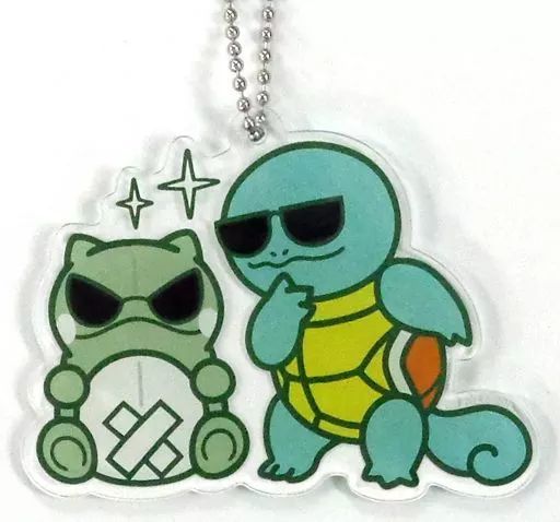 中古】キーホルダー・マスコット(キャラクター) ゼニガメ＆みがわり