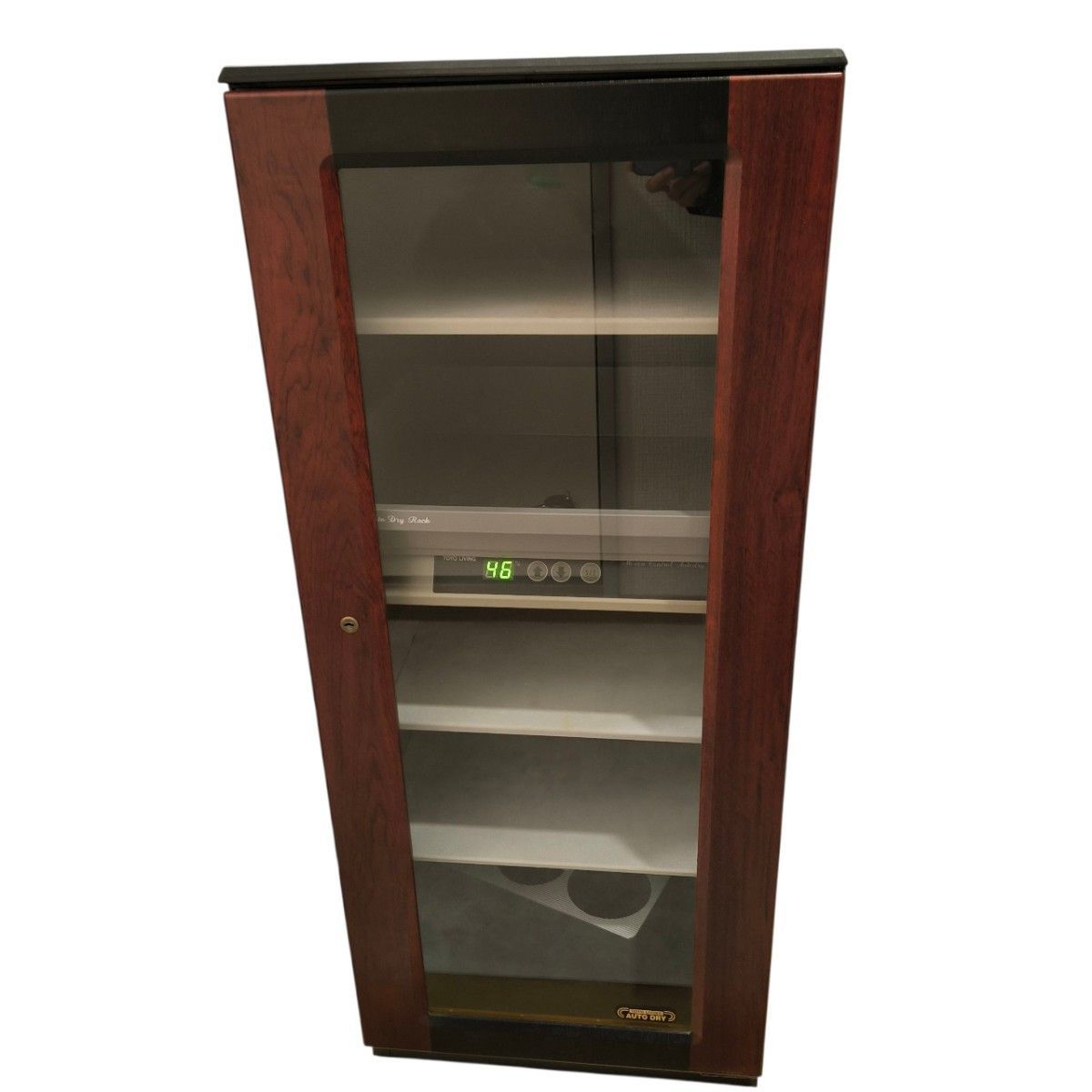 東洋リビング 防湿庫 EM 125 TOYO LIVING オートドライ オートクリーンドライ 木目 レトロ ビンテージ