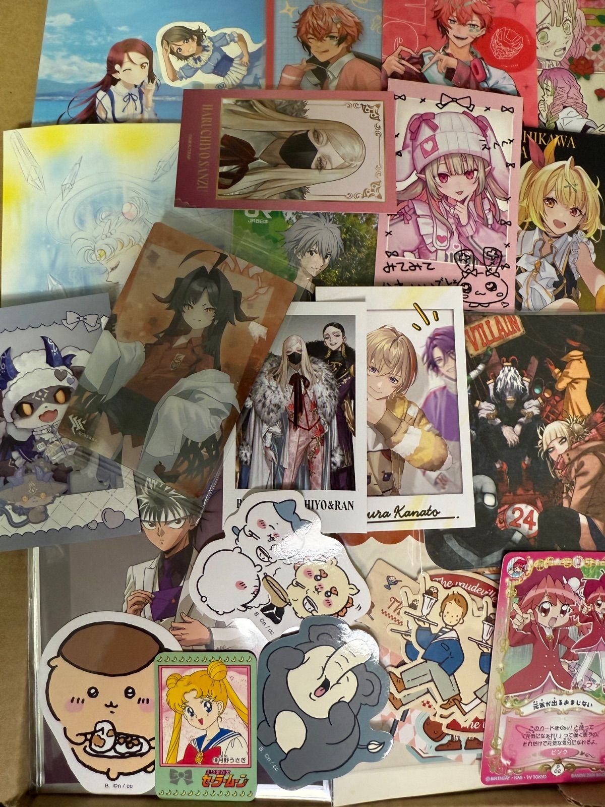 紙類 アニメ ゲーム まとめ売り 大量 コースター ポストカード カード