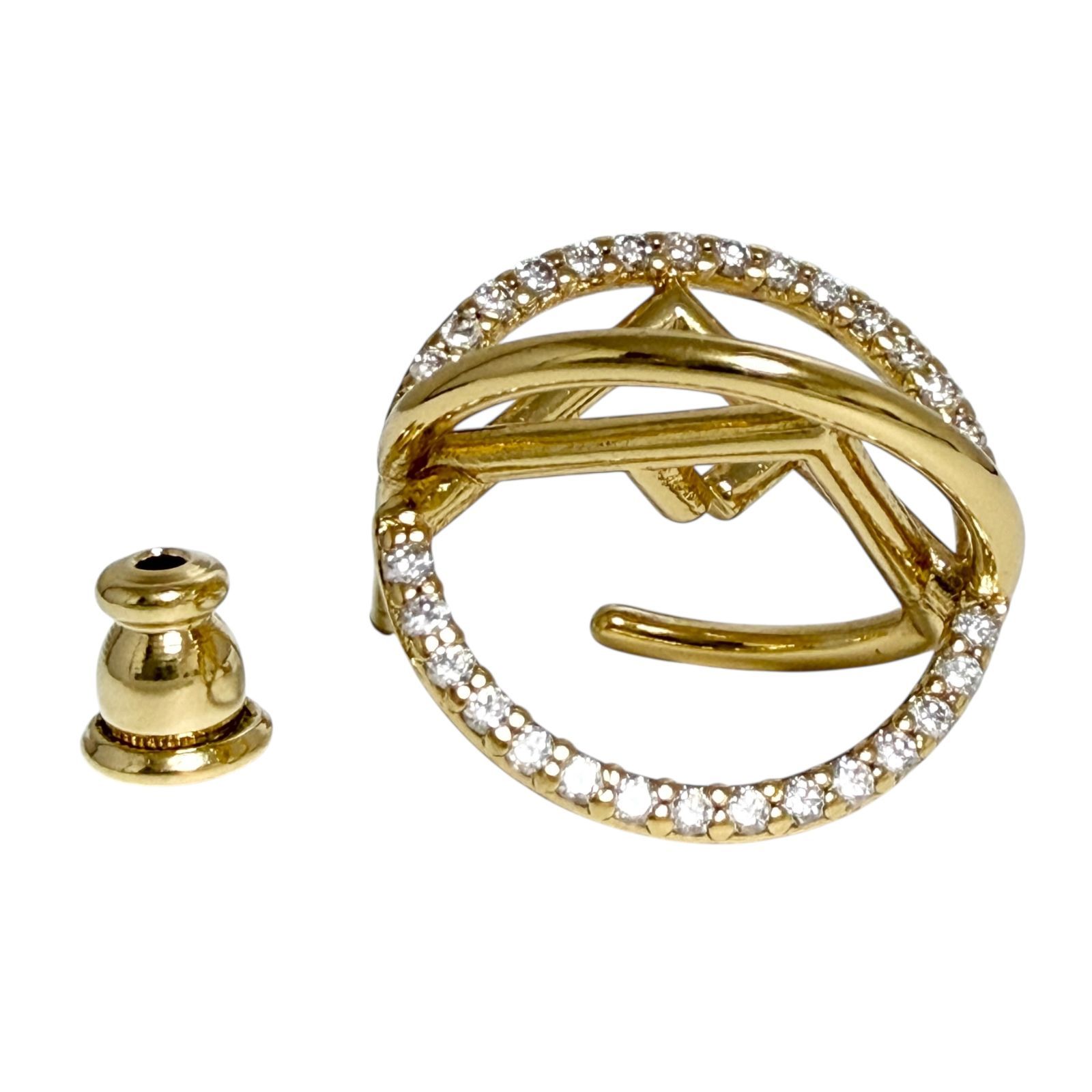 フェンディ レディース メンズ エフイズ フェンディ ピアス 片耳 1個