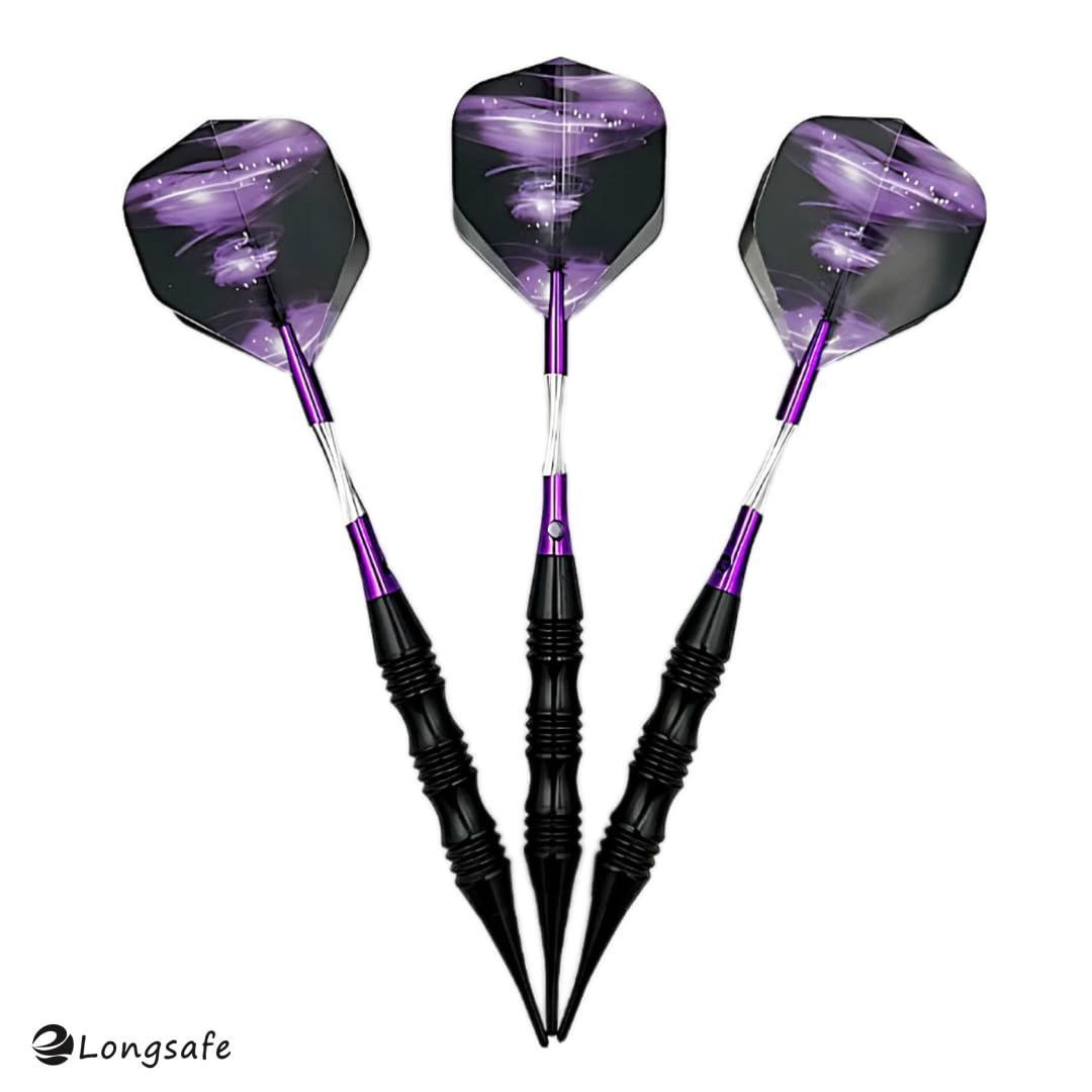 新着商品】入門用 ダーツ 中級者 紫 シャフト初心者 バレル フライト