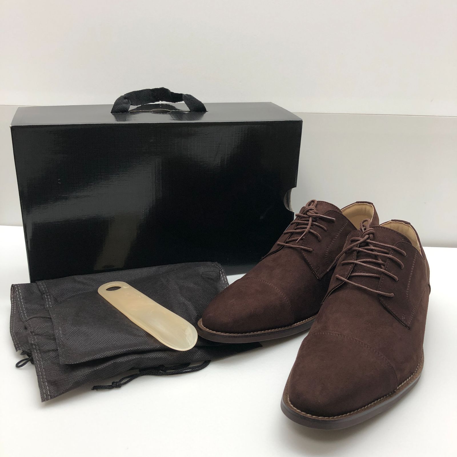 ブラウン 新品】FOXSENSEメンズビジネスシューズ ブラウン サイズ27.5cm SGAW10