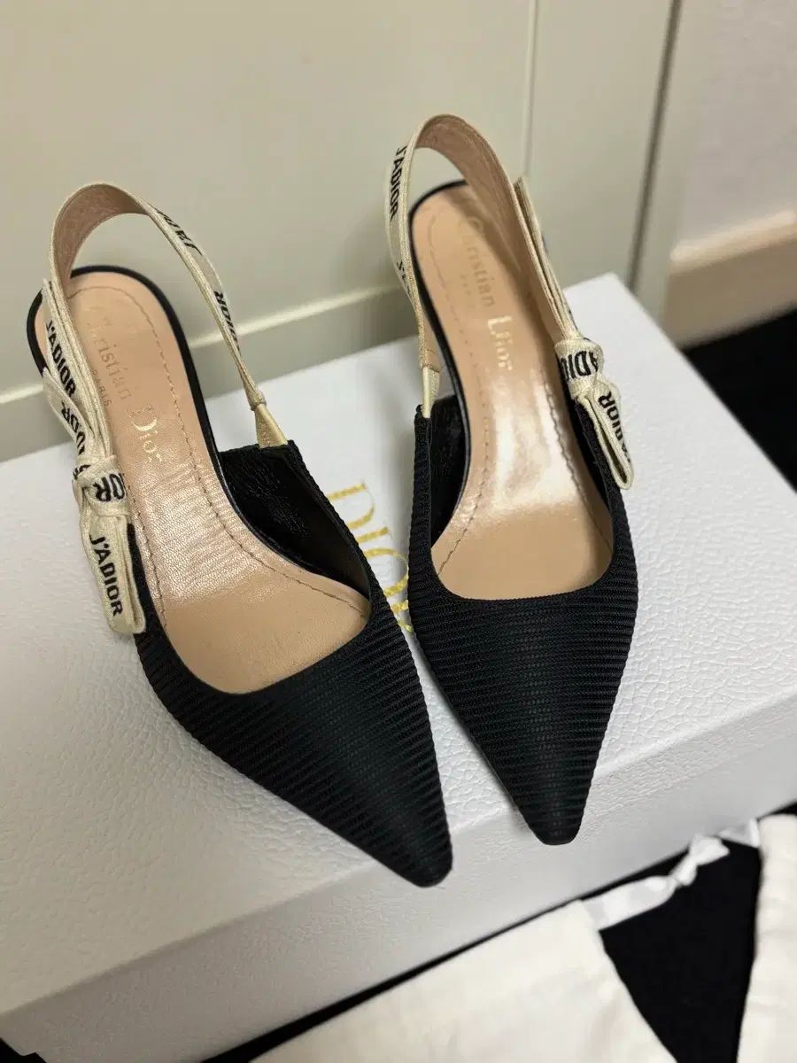 ディオール J'ADIOR ブラック パンプス スリングバック (34 5) - メルカリ