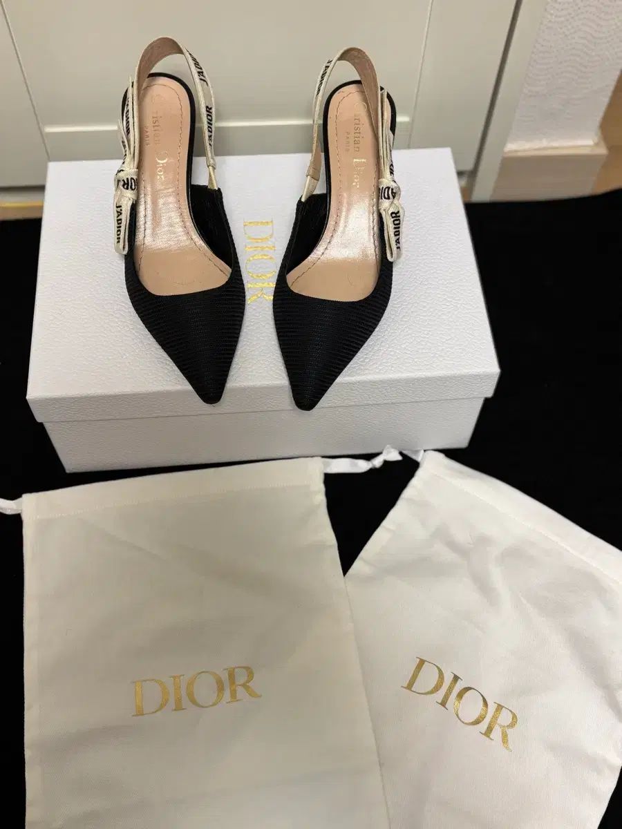 ディオール J'ADIOR ブラック パンプス スリングバック (34 5) - メルカリ