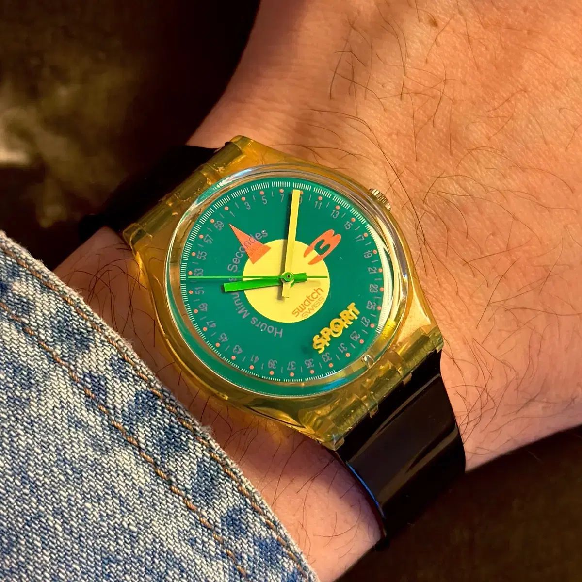 91年版 ヴィンテージ SWATCH スウォッチ 젠트 Champ