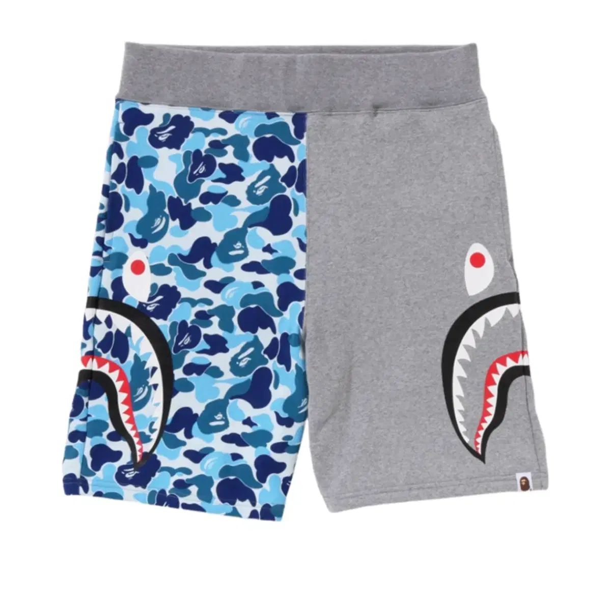 A BATHING APE ABC カモ サイド シャーク スウェットショーツ ライト