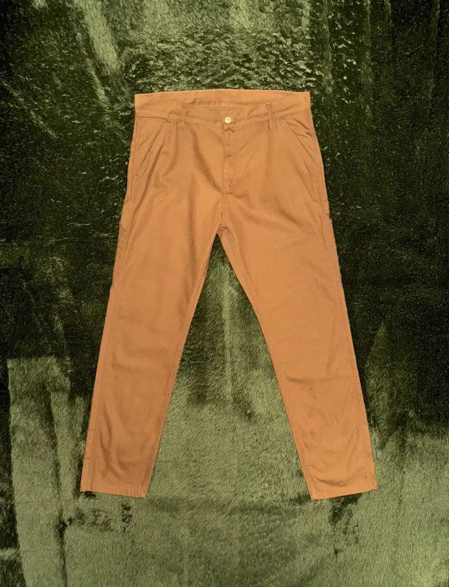 32 X カーハート WIP コットン ブレンディッド シングルニー ウォーク パンツ タン