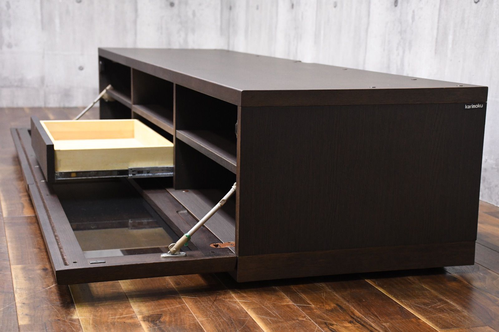 展示品 カリモク オーク材 テレビ台 テレビボード シアター 展示品 カリモク オーク材 テレビ台 テレビボード シアター
