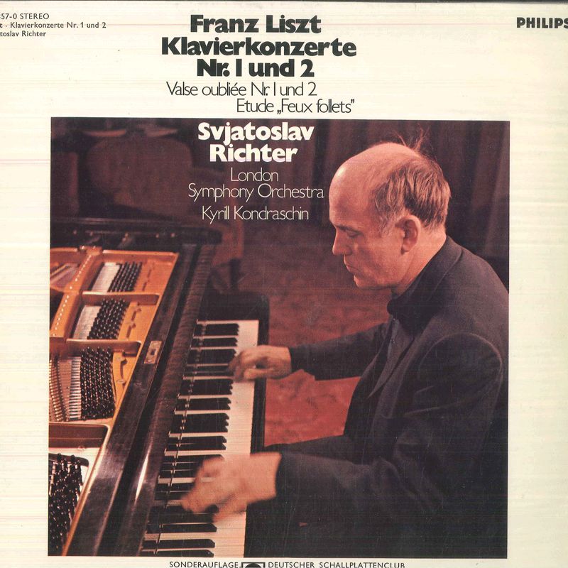 独LP Sviatoslav Richter, London Sym Liszt Klavierkonzerte Nr 1 Und