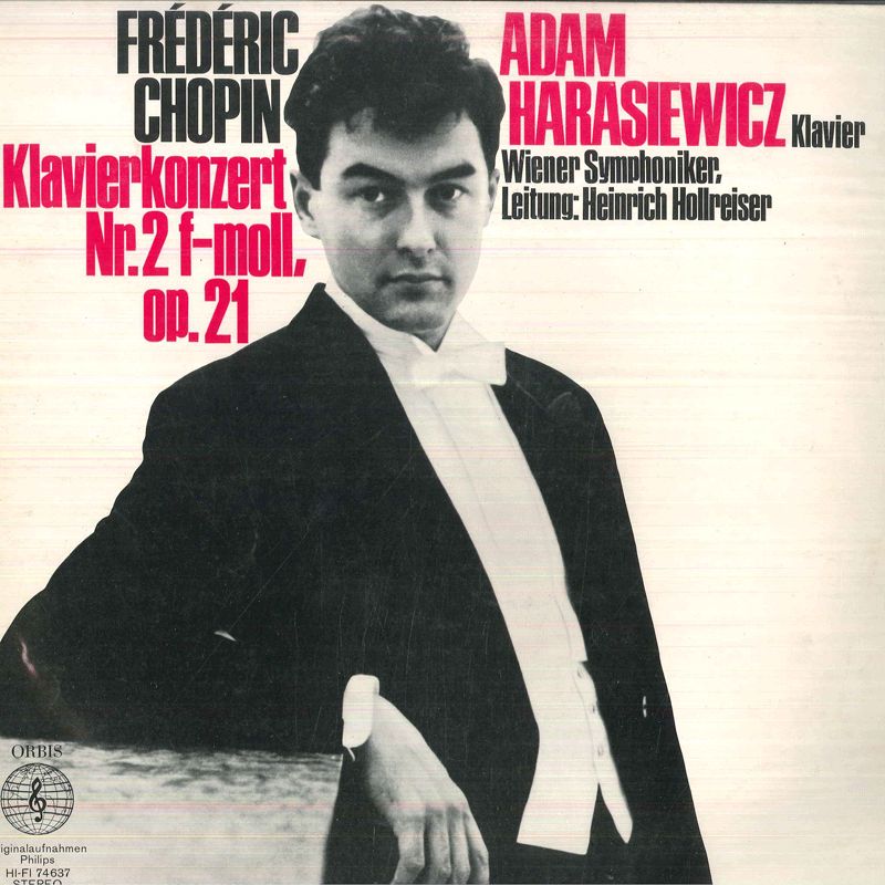 独LP Adam Harasiewicz, Wiener Symph Chopin Klavierkonzert Nr 2 F