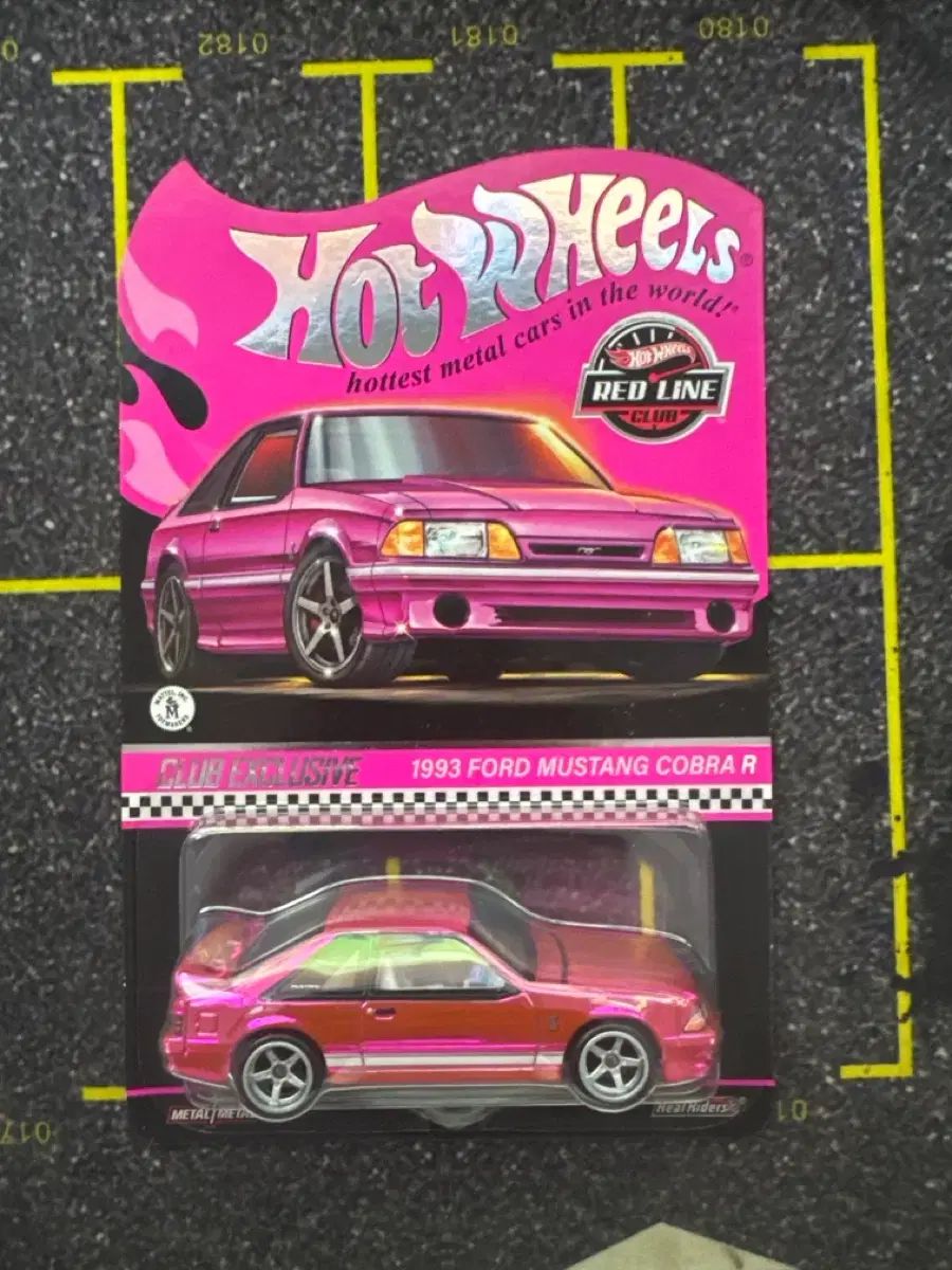 ホットウィール RLC 1993 フォード マスタング COBRA(コブラ)R ピンク