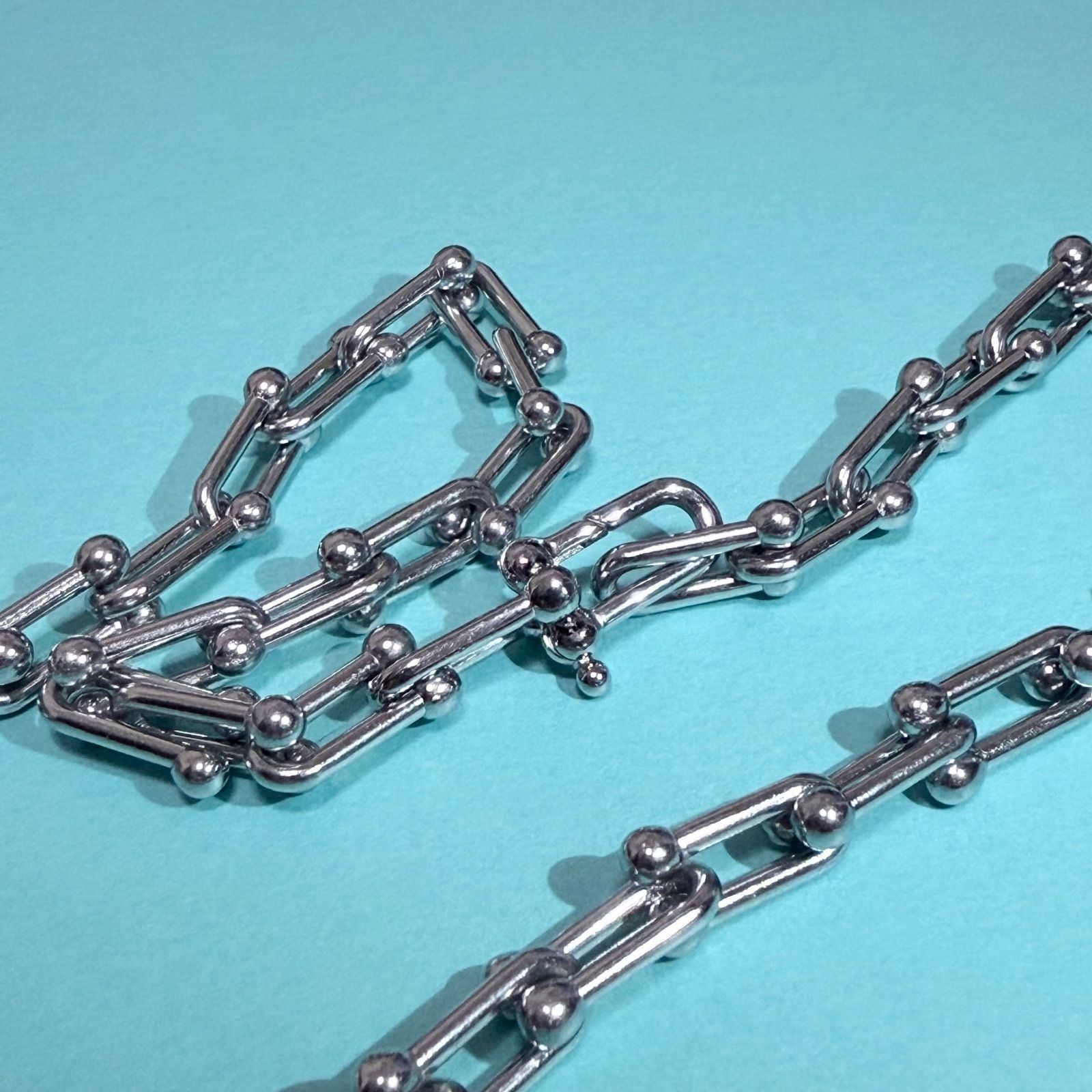 新春初売りセール】ハードウェア レイヤードチェーン ネックレス