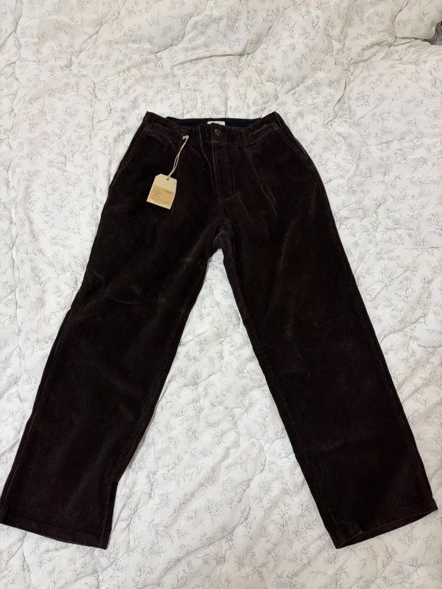 ROUGH SIDE コーデュロイ パンツ ダークブラウン 2