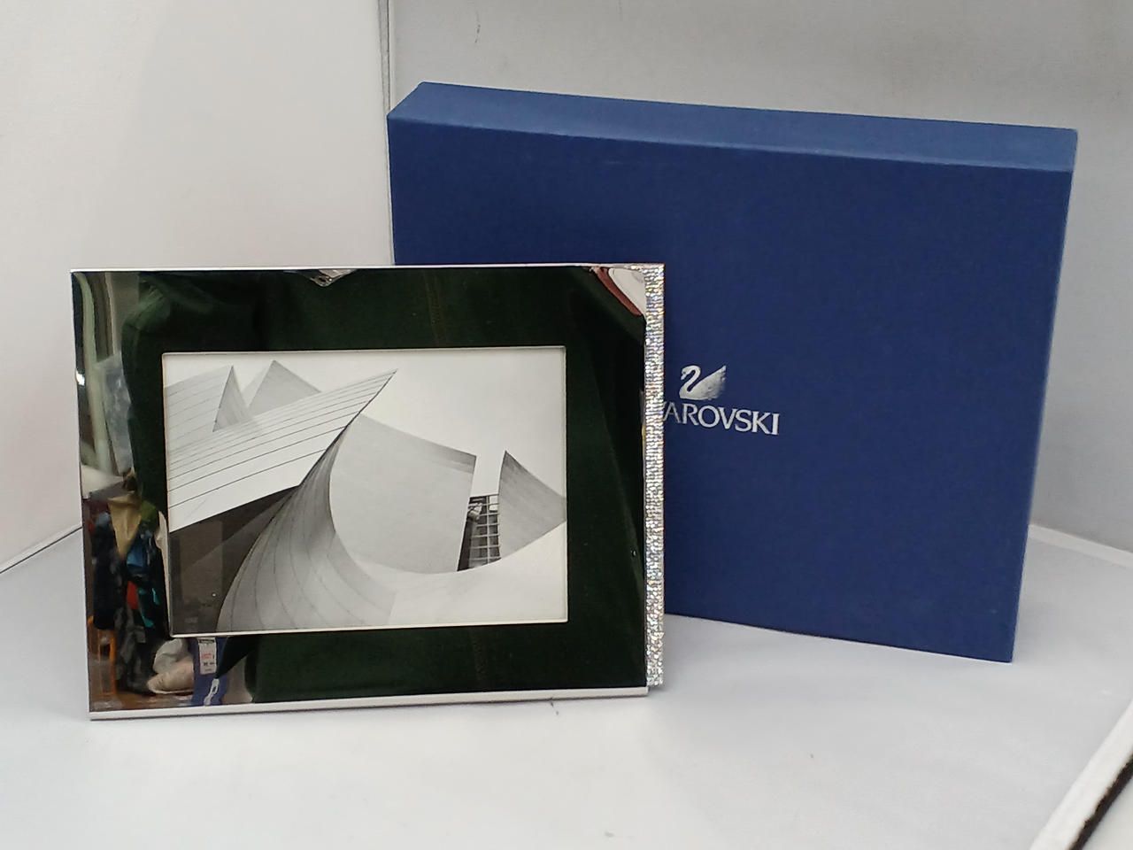 SWAROVSKI フォトフレーム シルバー Photo Frame Silver