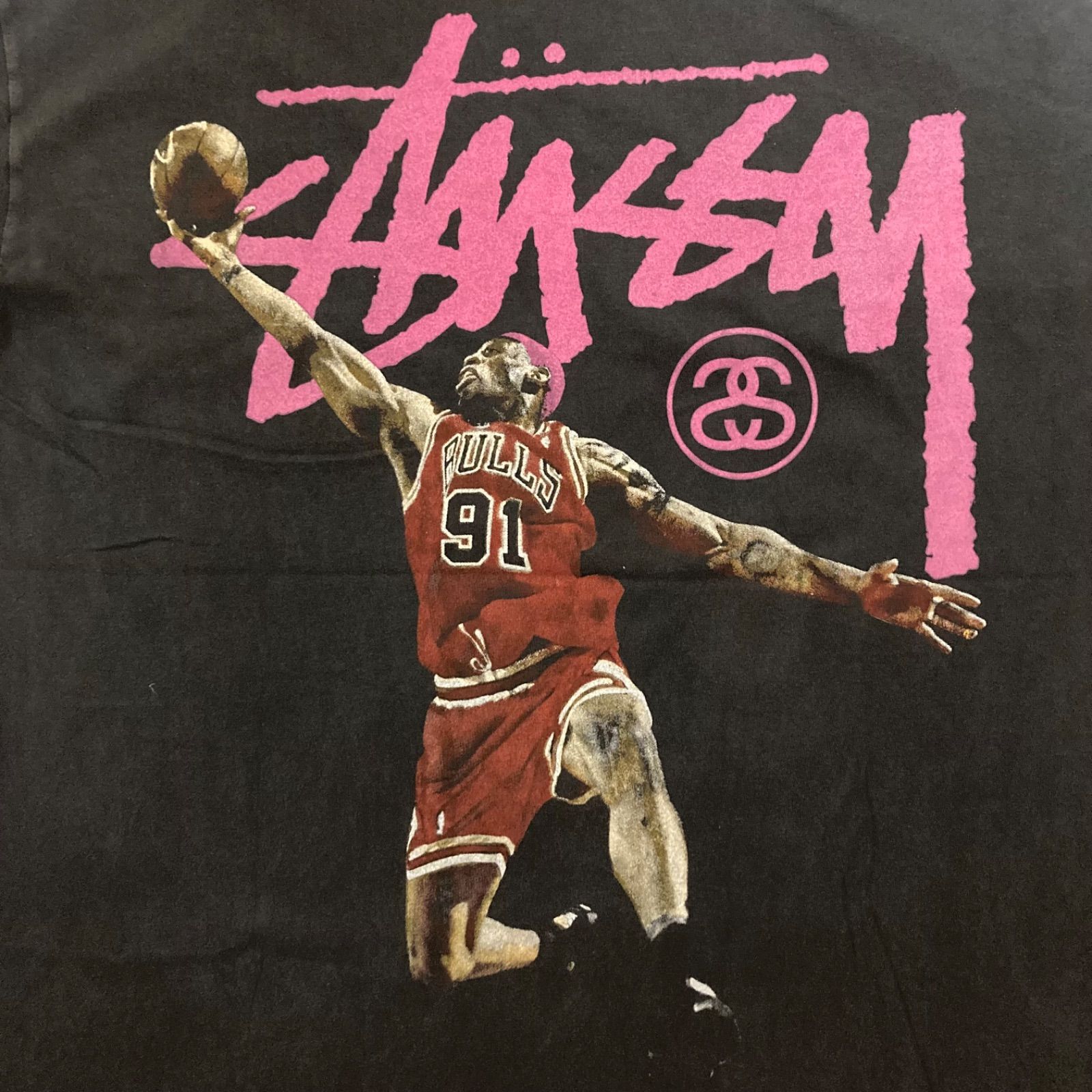 未着用美品 STUSSY Tシャツ デニス・ロッドマン Dennis Rodman Chicago