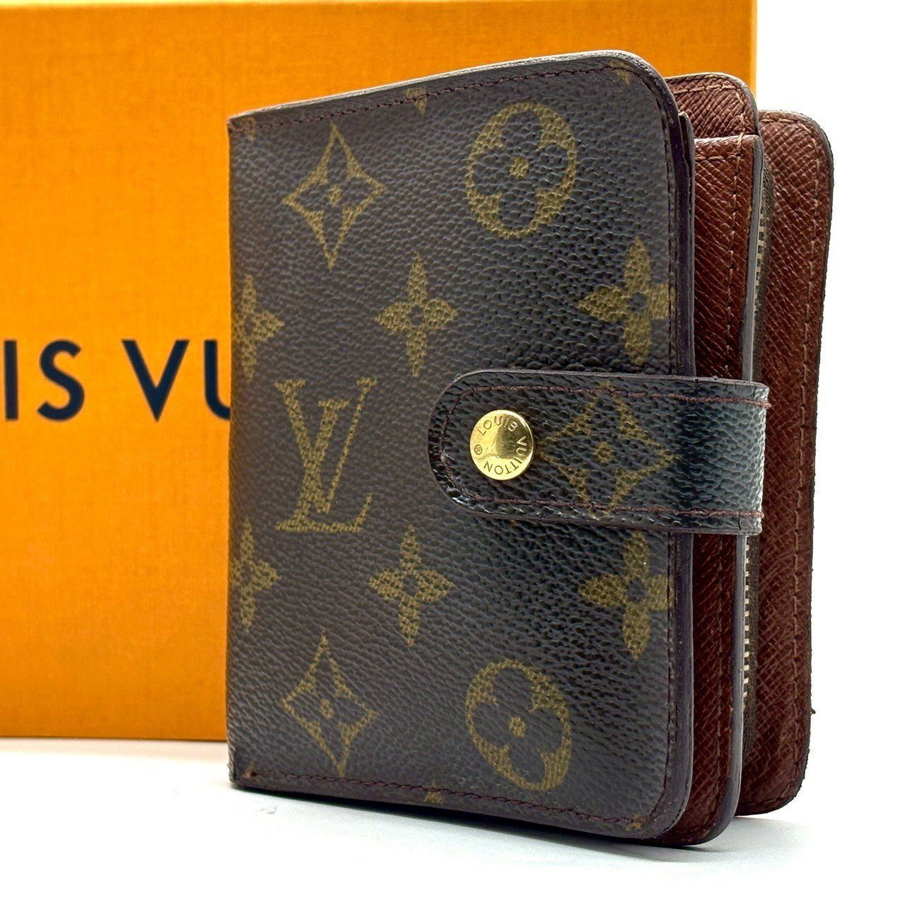 小さく上質を携える】 LOUIS VUITTON ルイヴィトン 二つ折り 折り財布