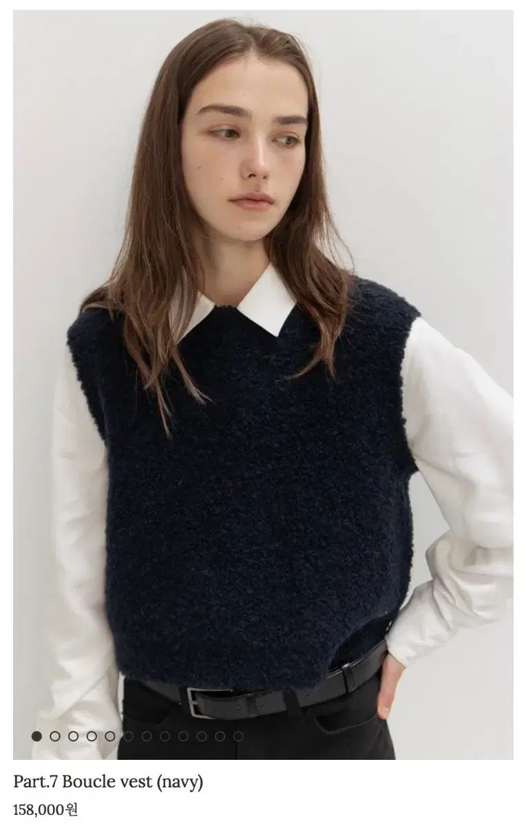 ソンスタジオ ブークレ ベスト ネイビー