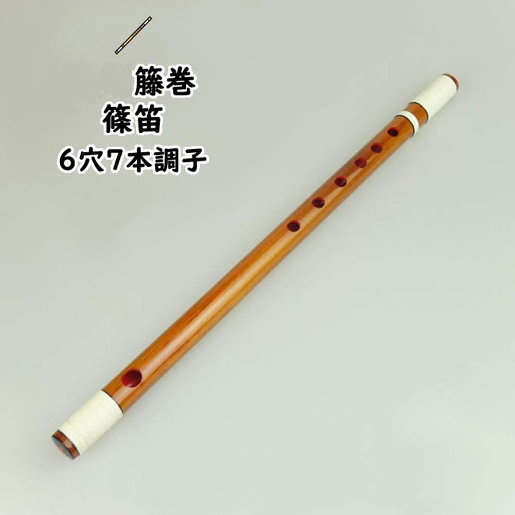 楽器・機材 【人気商品】(6穴7本調子) 竹製籐巻 和楽器 入門