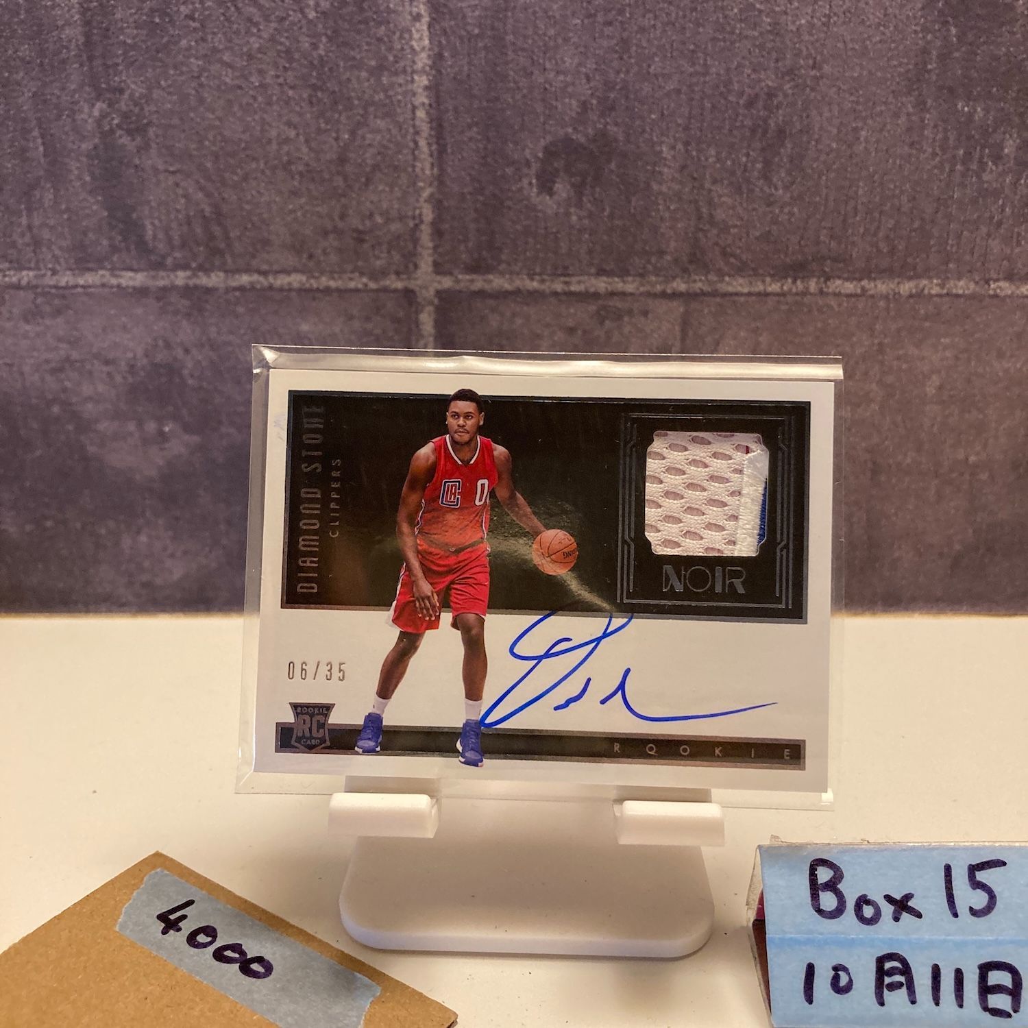 2016-17 Panini Noir Diamond Stone 06/35 直筆サインカード Los