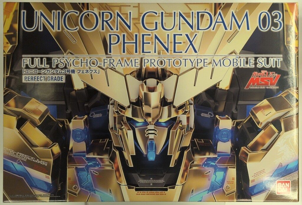 PG 1/60 RX-0 　フェネクス　機動戦士ガンダムUC MSV プラモデル バンダイ PG 1/60 機動戦士ガンダムUC MSV RX-0 ユニコーンガンダム3