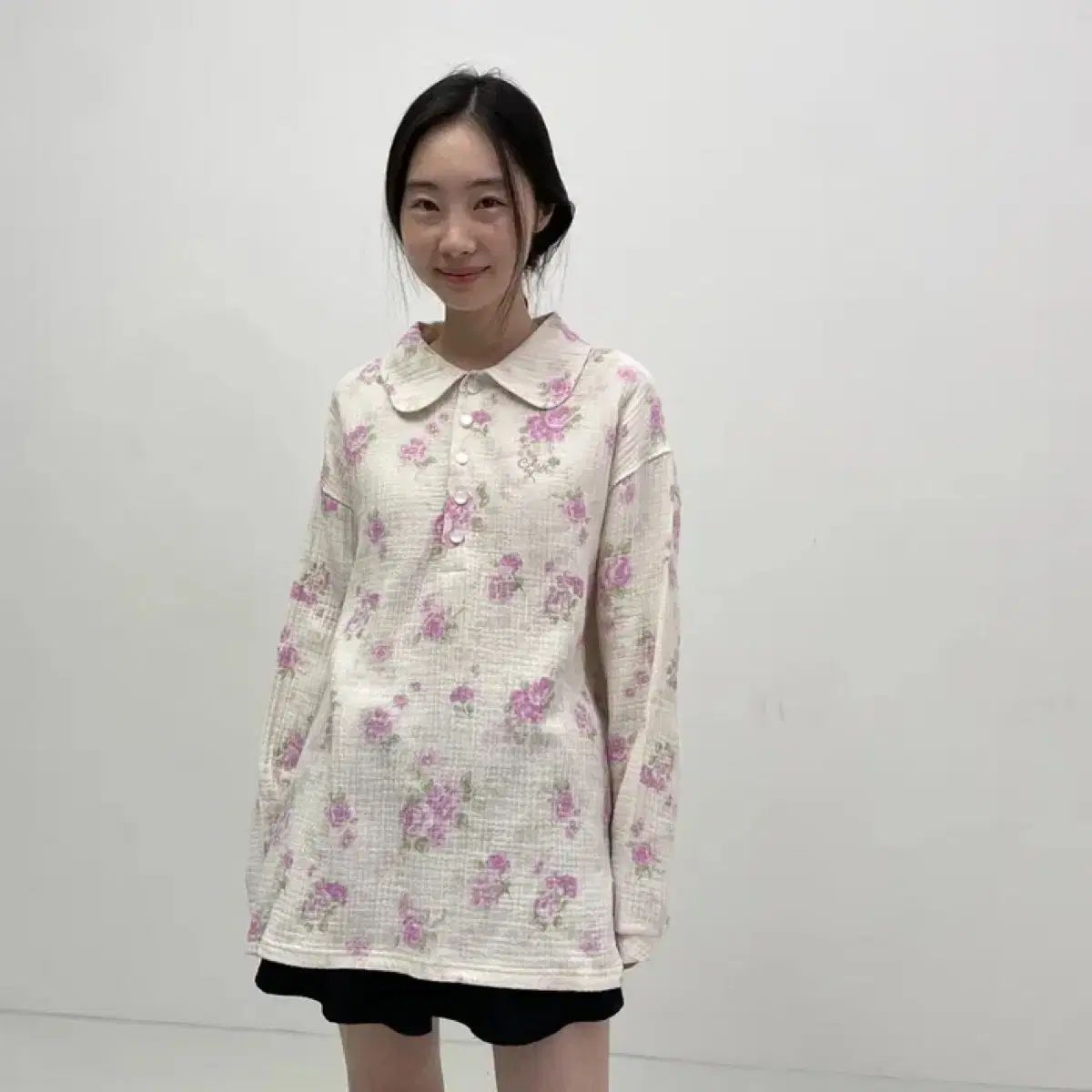 コロシンスチューリップ オーバーサイズ シャツ