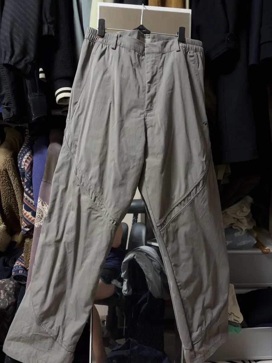 SAN GEAR サンサンギアー テープド パンツ マッド カーキ