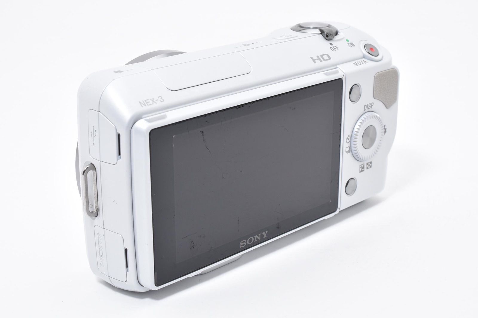 ☆実用品☆ SONY ソニー α NEX-3 ボディ ホワイト ミラーレス一眼