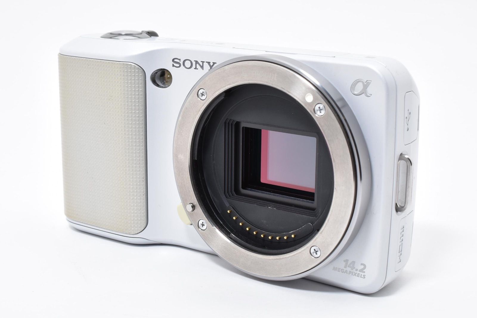 ☆実用品☆ SONY ソニー α NEX-3 ボディ ホワイト ミラーレス一眼