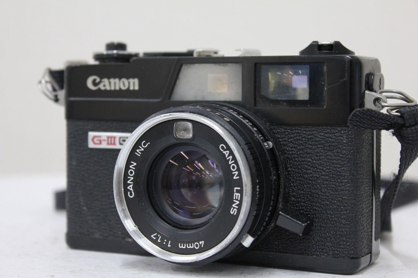 キャノン Canon Canonet QL 17 G III ブラック 40 mm F 1 7 コンパクトカメラ e 4339