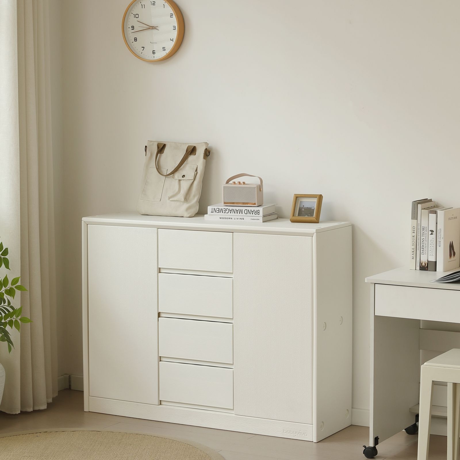 サイドボード チェスト 大容量収納 プラスチック キャビネット