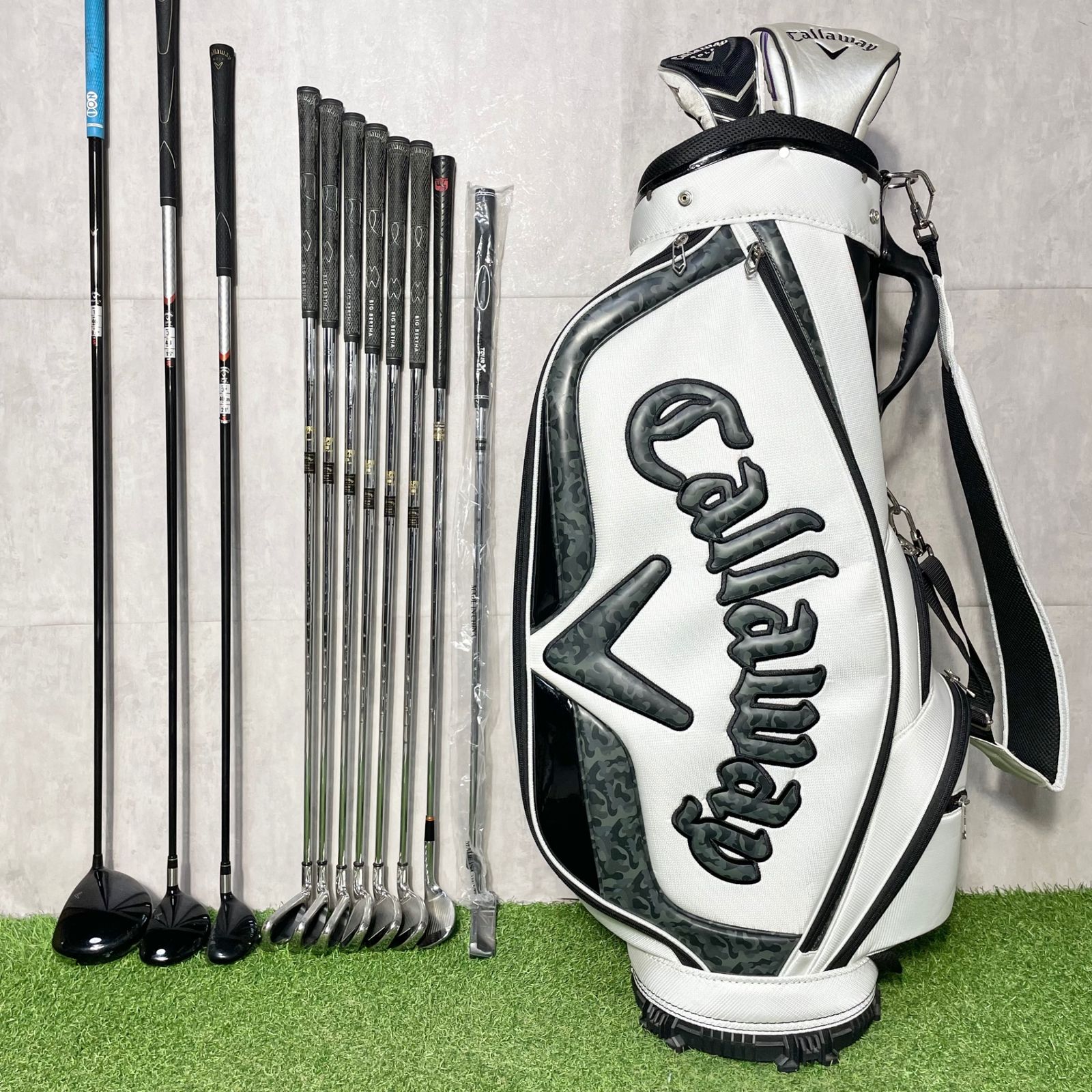 【貴重なレフティ】キャロウェイ レガシーV ゴルフクラブセット 11本 SR 左 貴重レフティ】Callaway LEGACY V キャロウェイ レガシーブイ ゴルフ