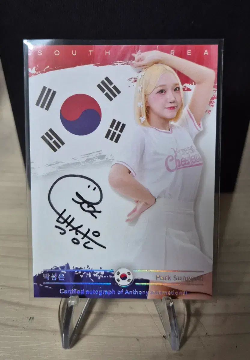 パク ソンウン チアリーダー 10 テグク オートカード