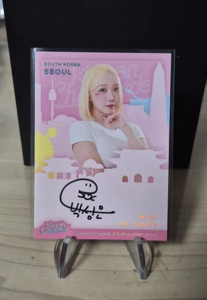 パク ソンウン チアリーダー 10 シティ サインカード
