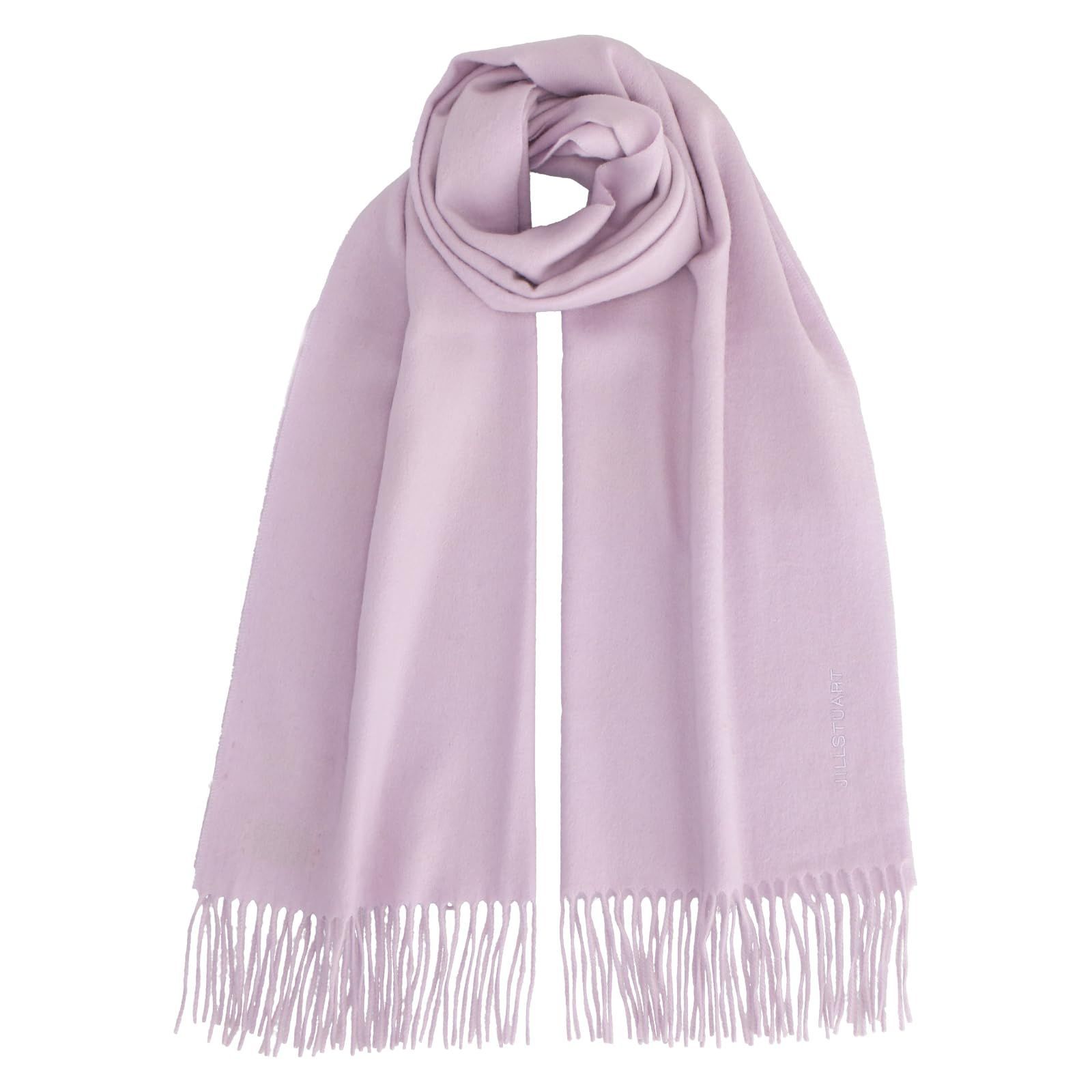  ストール レディース カシミヤ無地ストール ライラック C ジルスチュアート 約 横50 cm 縦180 その他 小物