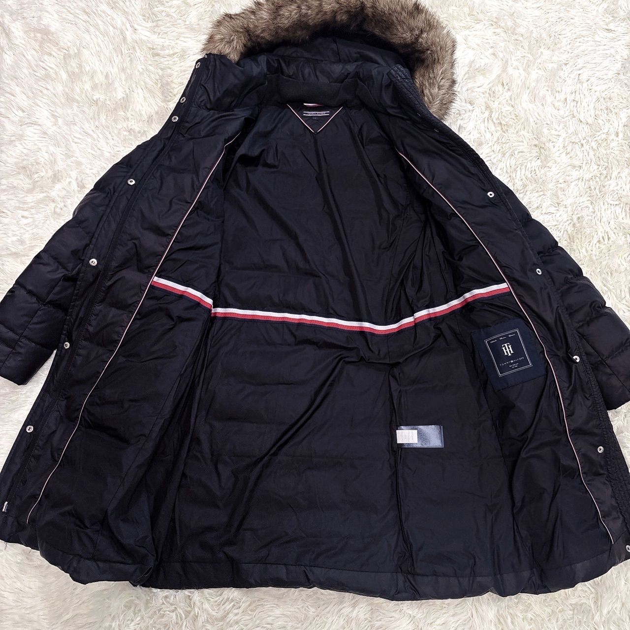 希少 TOMMY HILFIGER トミーヒルフィガー 3WAY ロングダウンコート