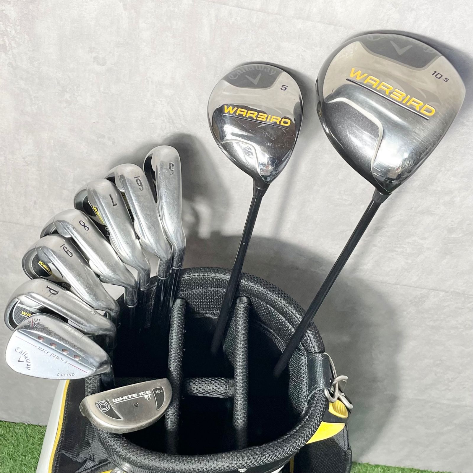 Callaway WARBIRD キャロウェイ ウォーバード ゴルフクラブセット メンズ S 10本 右 モデル キャディバッグ 応援セット
