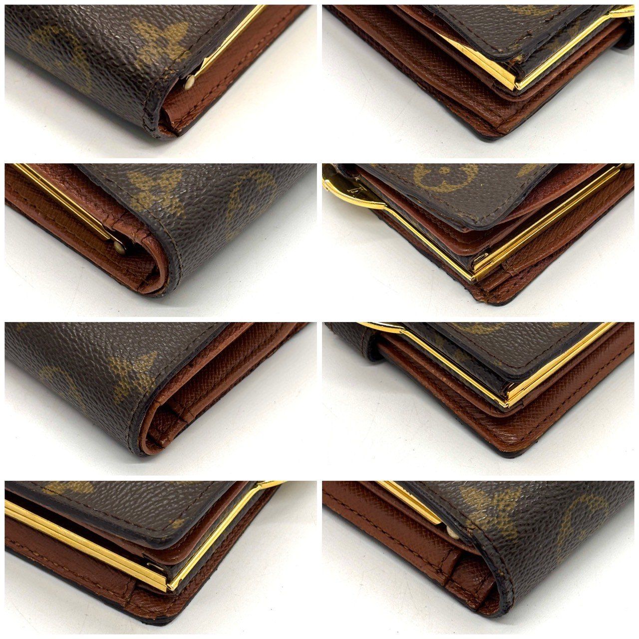 品格を添えるがま口】 LOUIS VUITTON ルイヴィトン 二つ折り財布