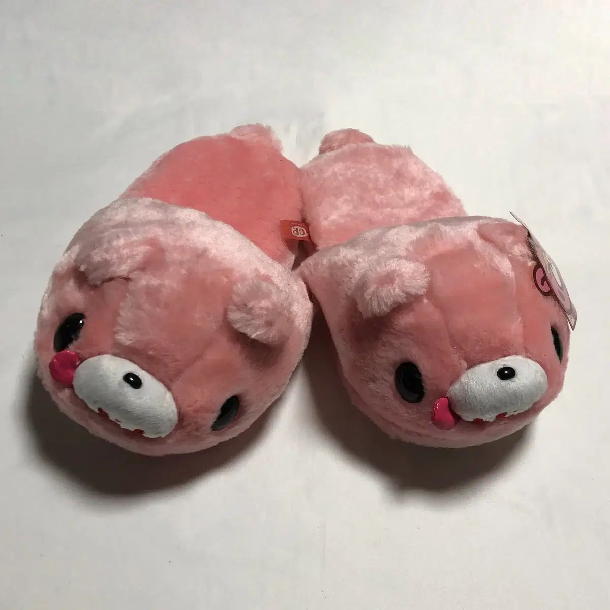 いたずらぐまのグル～ミ～(グルーミー) ぬいぐるみ スリッパ ピンク