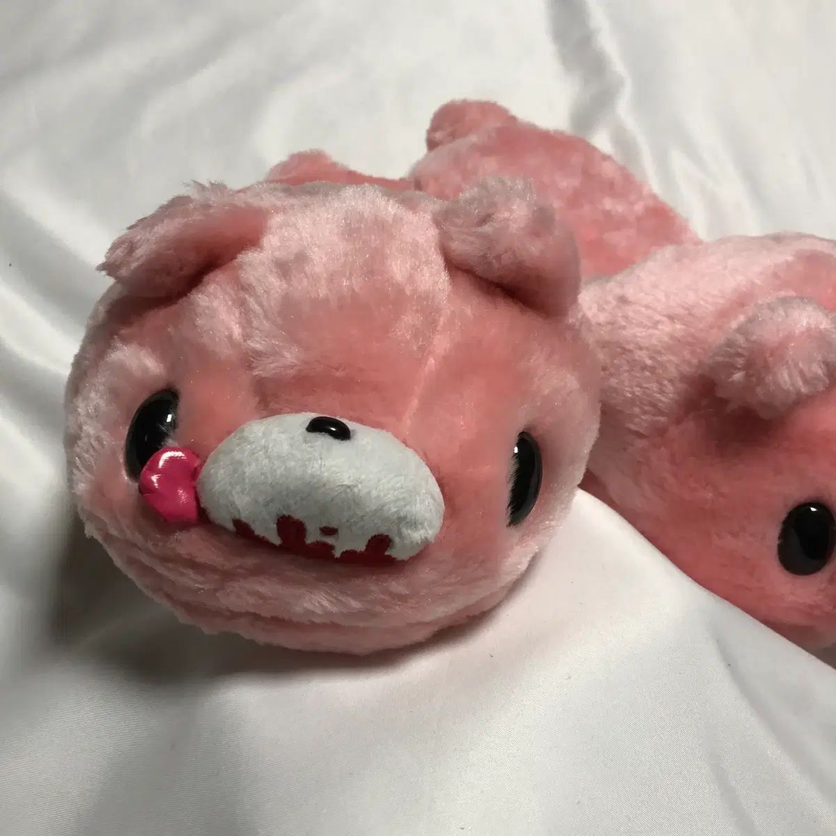 いたずらぐまのグル～ミ～(グルーミー) ぬいぐるみ スリッパ ピンク