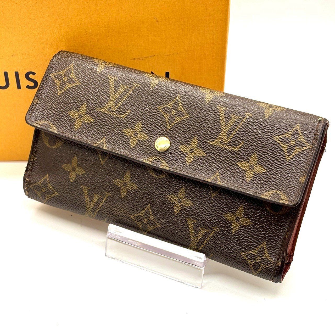 品格を纏う実用美】 LOUIS VUITTON ルイヴィトン 長財布 モノグラム