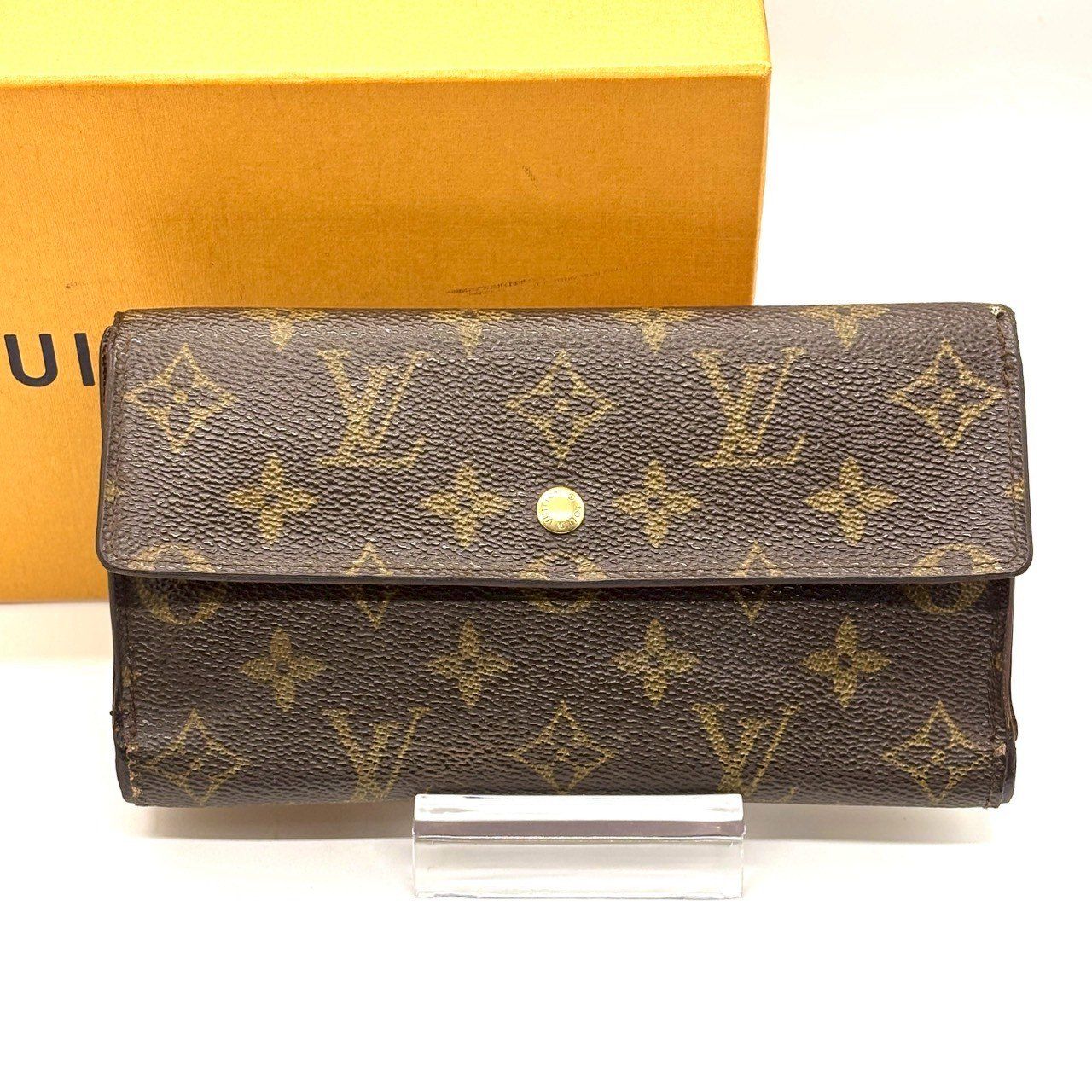 品格を纏う実用美】 LOUIS VUITTON ルイヴィトン 長財布 モノグラム