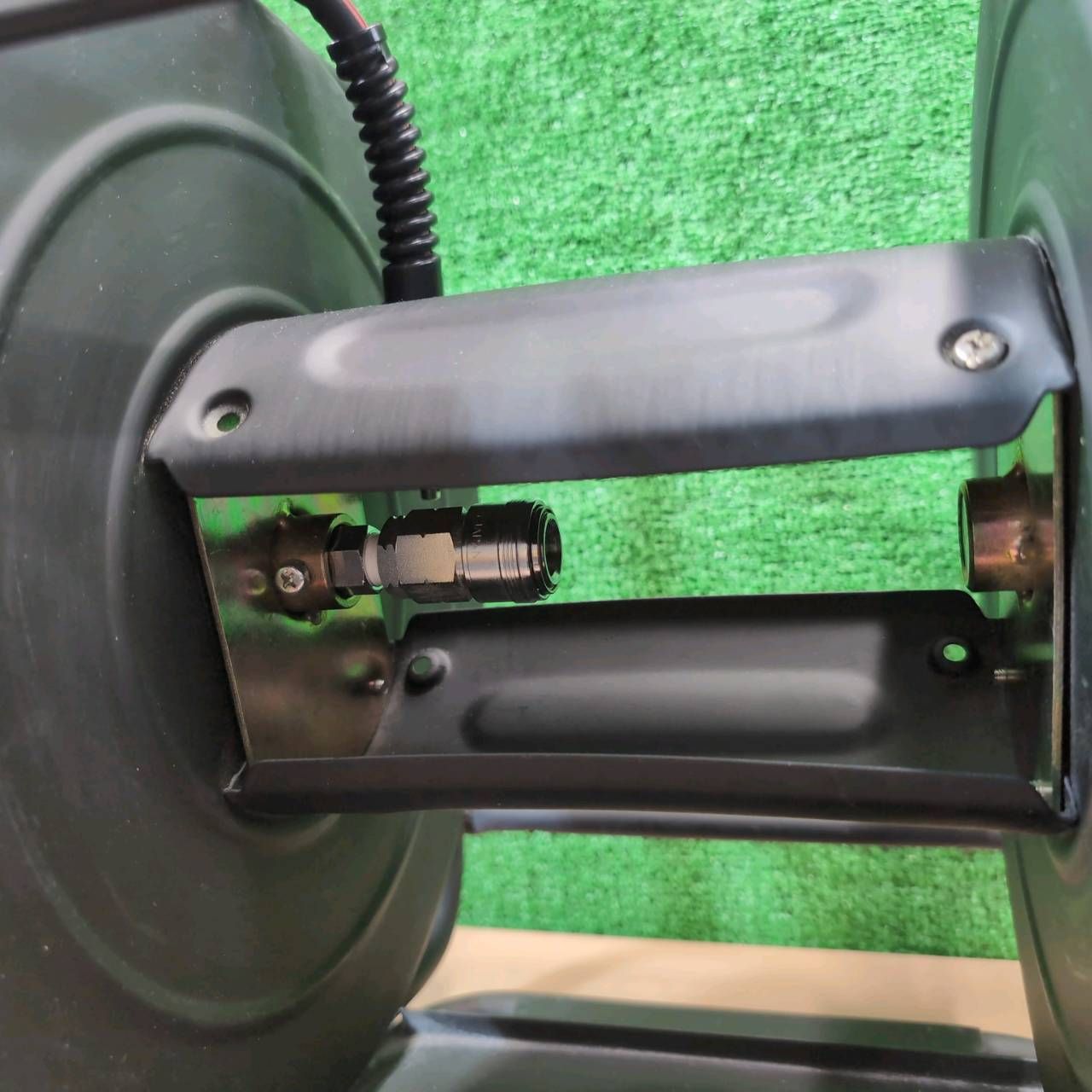 MAX 高圧ホースドラム HHD-ST 56 ホース無し ｜高圧用 空ドラム 回転台付 やわすべりホース対応 エアホース エアーホース リール 