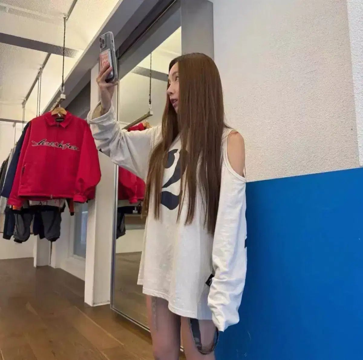 THE MYSTERIOUS HOTEL ザ ミステリアス ホテル オープンショルダー スリーブ