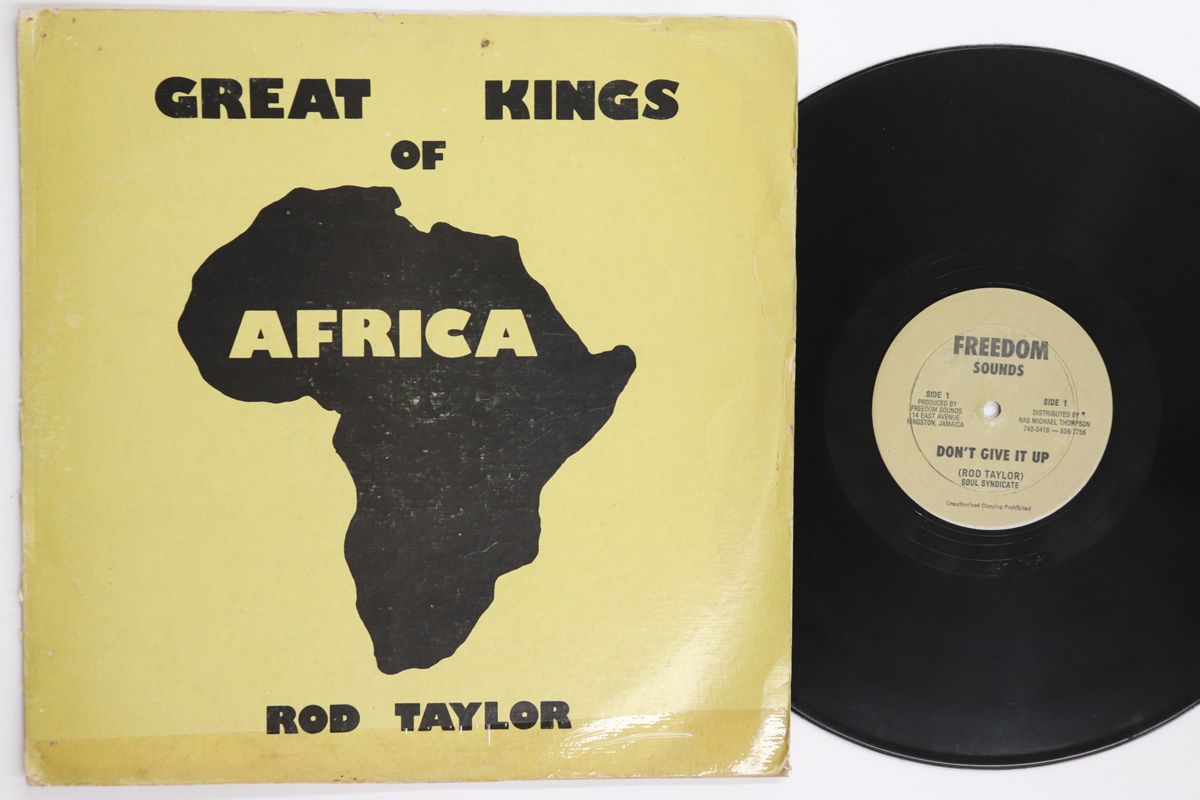 ジャマイカ12” Rod Taylor Great Kings Of Africa Dont Give It Up