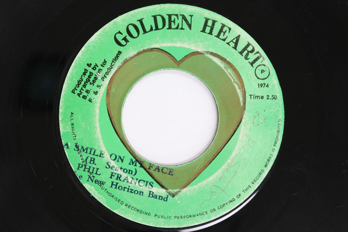 ゆう様 ジャマイカLP Phil Francis, The New Horizon A Smile On My Face 4504