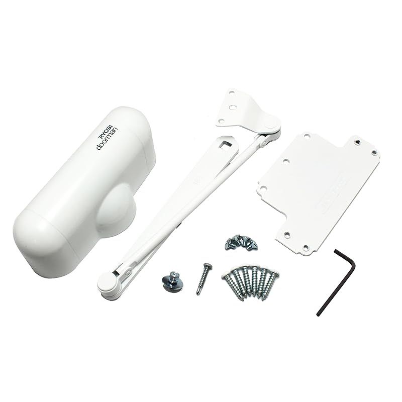 リョービ ドアクローザ 室内用 ドアマン ストップなし ホワイト 101 P