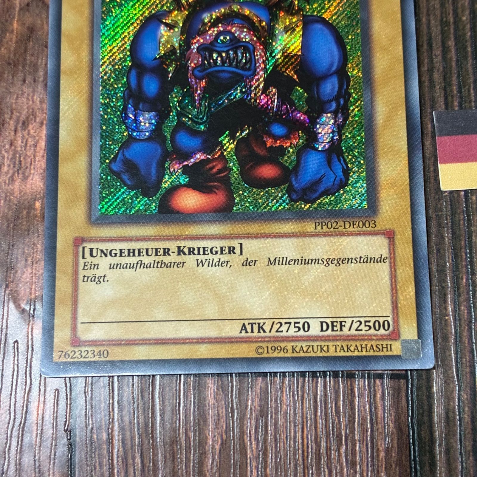 遊戯王 ドイツ版 EU版 千年原人 シク - メルカリ