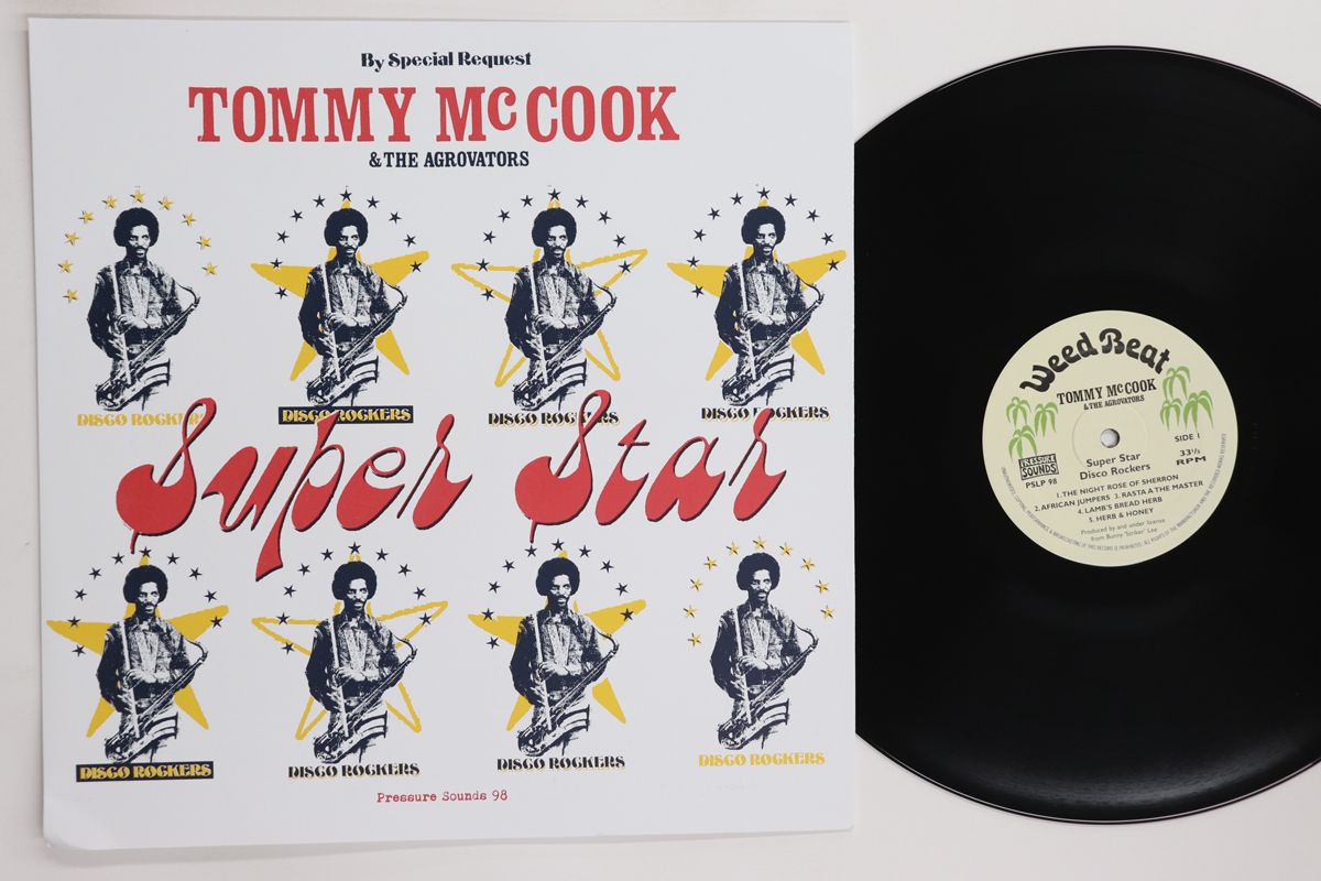 英LP Tommy Mccook - The Agrovators Super Star Disco Rockers PSLP 98 SOUNDS 00260