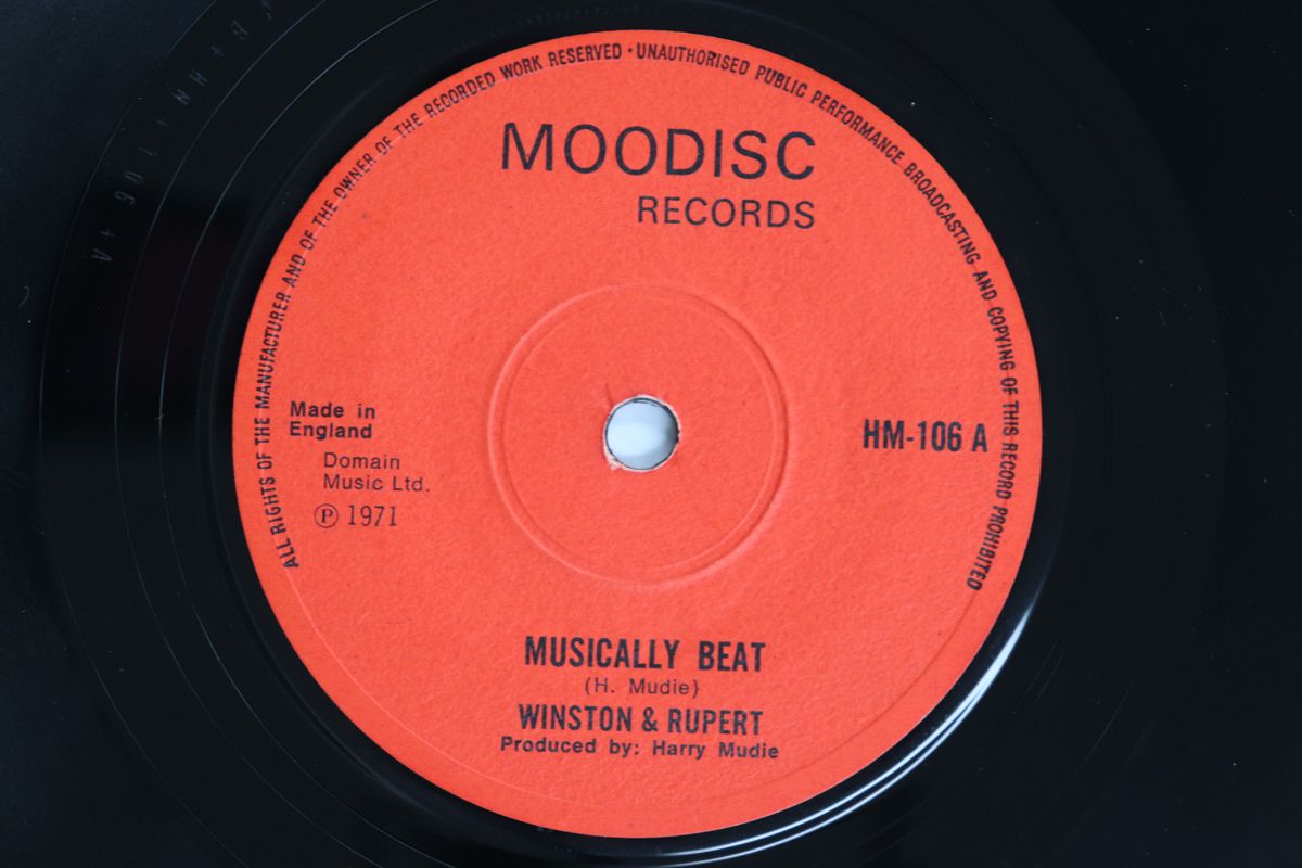 英7 Winston Rupert Musically Beat Let Me Tell You Girl HM 106 MOODISC RECORDS 00080