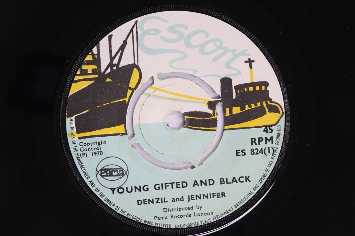 英7 Denzil Dennis Jennifer Jones Young Gifted And Black I Am Satisfied ES 824 Escort 00050